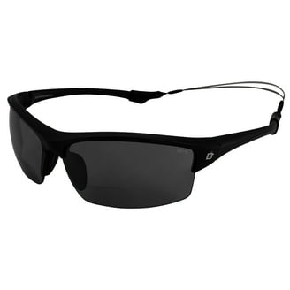 DVX Static Sport Prescription Sunglasses, Grey Lenses/Matte Black