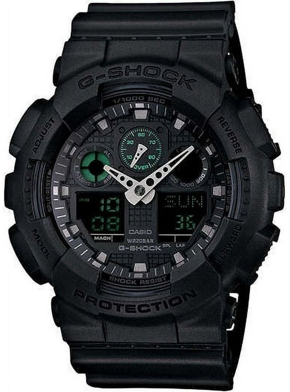 Casio G-Shock Military Black GA100MB-1A 3-Eye Ana-Digi Wristwatch