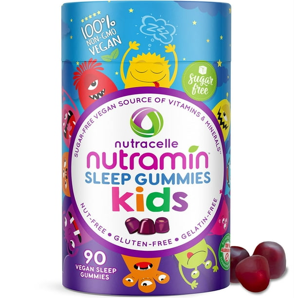Nutracelle Nutramin Kids Sleep Gummies SugarFree & Vegan Sleep Aid
