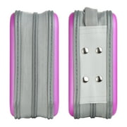 DVD Case, 48 Capacity Purple CD Hard Plastic Storage Case Holder Wallet