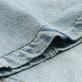 thumbnail image 6 of mgoYE Jeans Girls 10-12 Girls Wide Leg Jeans Denim Elastic Waist Baggy Ripped Distressed Pants Baggy Jeans for Girls(Blue,8-9 Years), 6 of 8