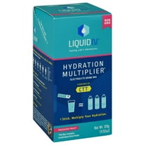Liquid I.V. Hydration Multiplier, Electrolyte Powder, Easy Open Packets, Supplement Drink Mix (Passion Fruit) (8)