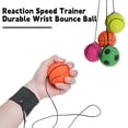 thumbnail image 4 of CSChome Retractable Cord Bounce Ball Adjustable Sports Wrist Ball High Elastic Wrist Return Ball Reaction Speed Trainer, 4 of 7