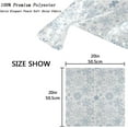 thumbnail image 3 of GZHJMY Beautiful Winter Snowflake Pattern Christmas Cloth Napkins, Set of 4 20 x 20 Inch Soft & Comfortable Polyester Dinner Napkin for Family, Restaurant, Weddings, Parties, Holiday Dinner, 3 of 6