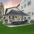 thumbnail image 7 of Cobizi 10 x 20 ft Gray Pop up Outdoor Canopies, Adjustable Height, 7 of 7
