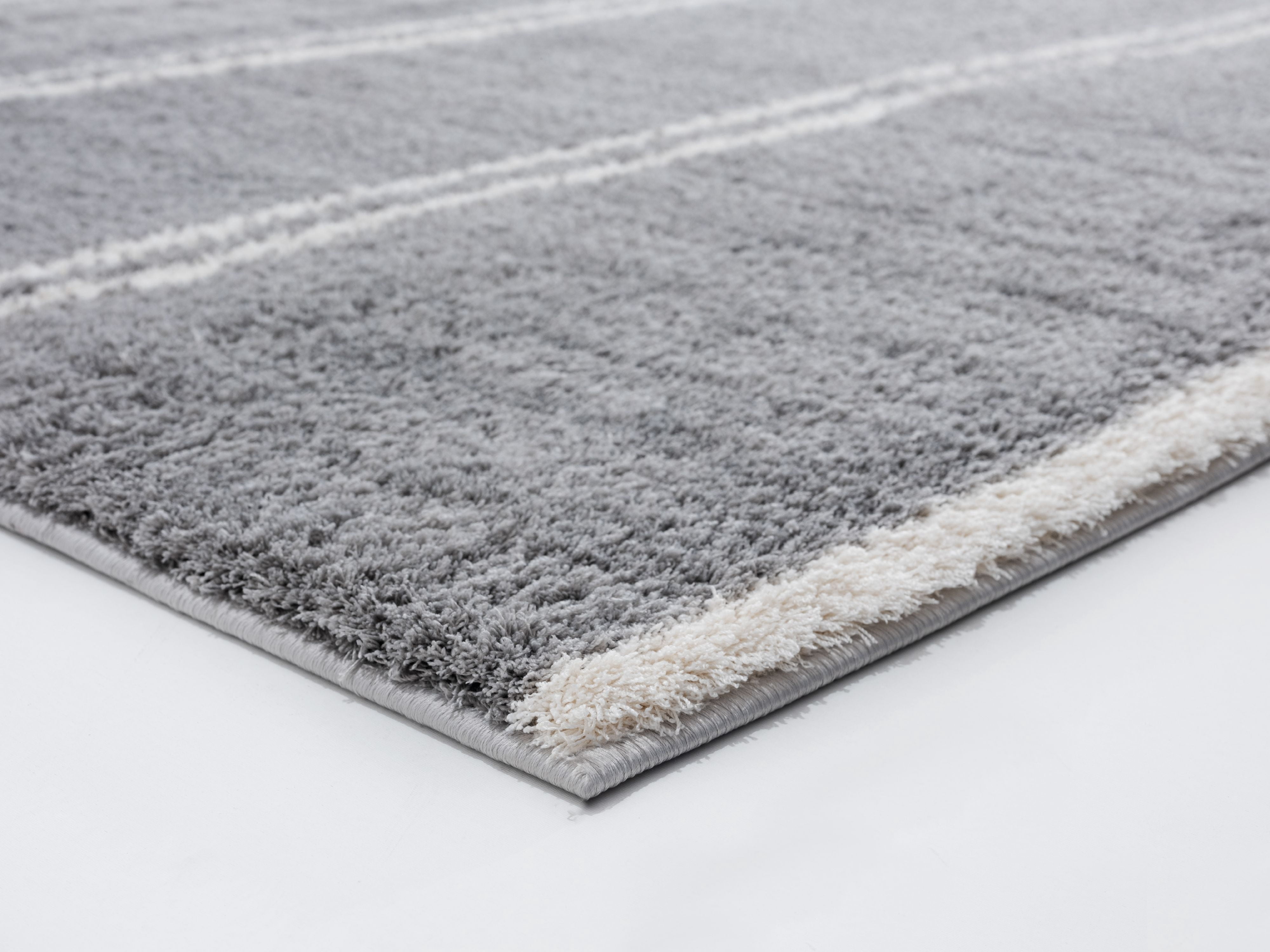 United Weavers Celestial Gadreel Contemporary Stripe Area Rug, Grey, 5'3" x 7'2"