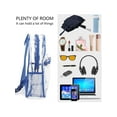 thumbnail image 4 of PULLIMORE Clear Backpack Waterproof PVC Transparent Large Capacity Backpack for Concerts, Stadium, Travel, Security (Blue), 4 of 10