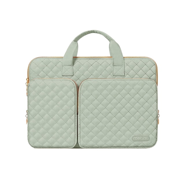 Funda protectora para portátil MOSISO 360 de 13.3 pulgadas, color verde salvia