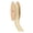 Cream, variant on LaRibbons 1" Textured Grosgrain Ribbon | Gold Metallic Fringe Quartz | 25 Yard Roll