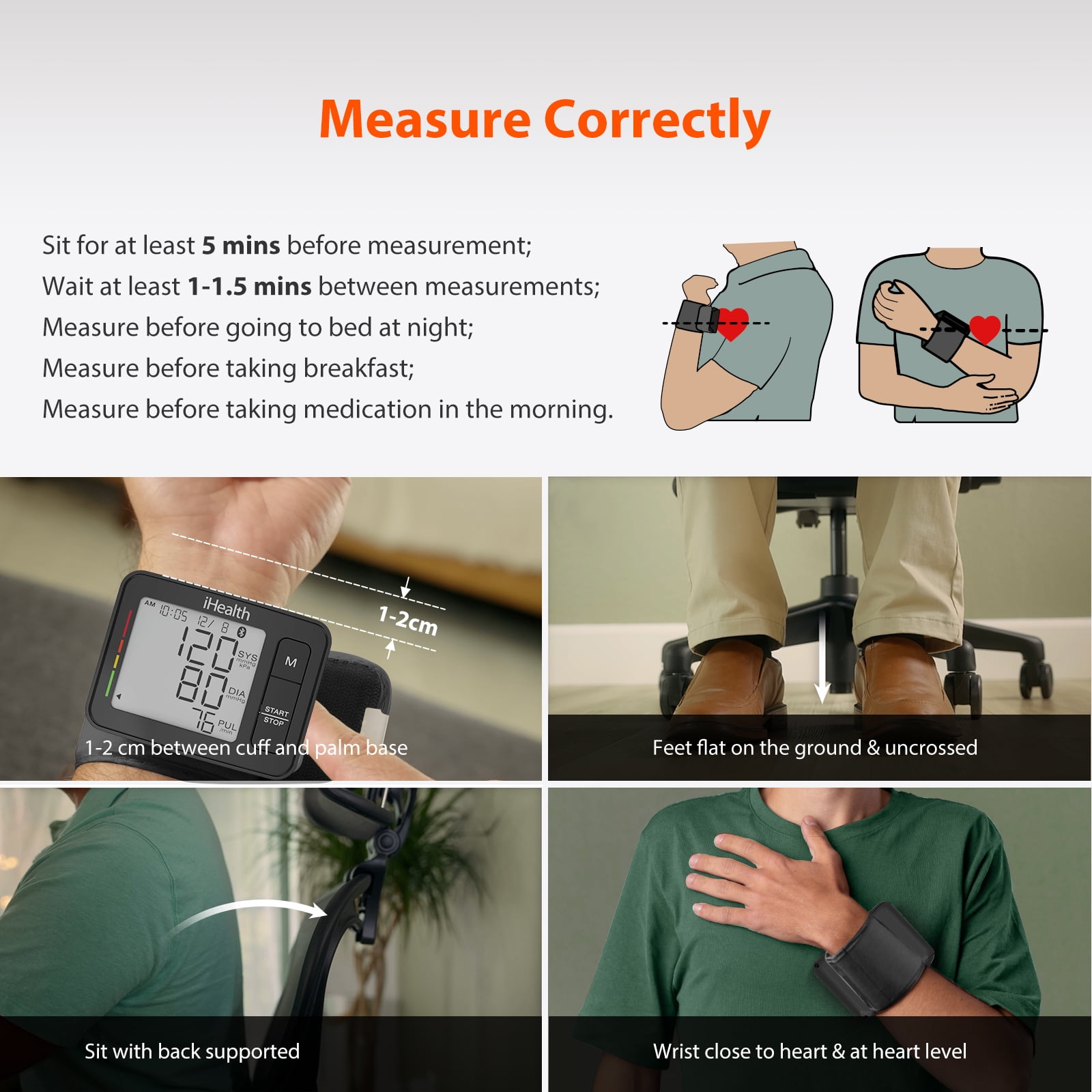 iHealth Push Plus Wireless Wrist Blood Pressure Monitor