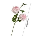 thumbnail image 3 of Artificial Peony Flowers Stems 30 Inch, Luxury Faux Peonies Bouquet for Vase Arrangement, Realistic Silk Peony Flowers for Home Wedding Hotel Farmhouse Decor(Pink), 3 of 6