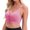 🔥 Pink, variant on YYV Adjustable Strap Tshirt Bras for Women No Underwire Front-Zipper Adjustable-Strip Sports Bra Solid Color Quick-Dry Breathable No-Underwire Design Secure Front Zip Removable Pads Medium