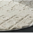 thumbnail image 2 of SAFAVIEH Sparta Stewart Geometric Polyester Shag Area Rug, Cream, 6'7" x 6'7" Round, 2 of 4