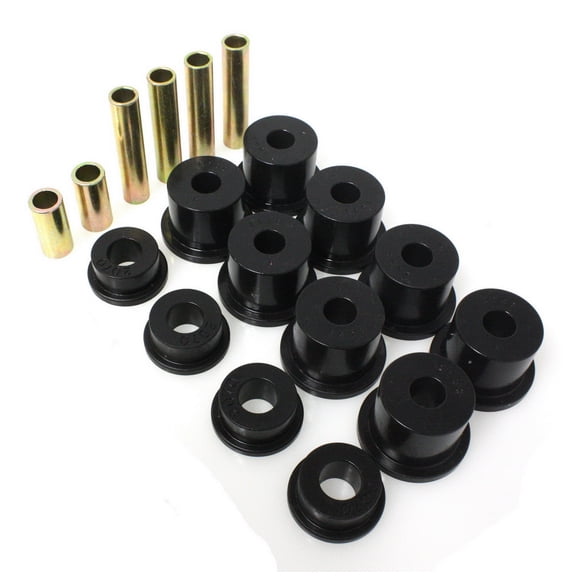 Energy Suspension Leaf Spring Bushing 4.2121G Black; Polyurethane; Includes Shackle Bushings