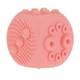 thumbnail image 4 of Nuby Silicone Block Poppers Sensory Teether Toy for Infants, Pink/Purple, 2 Count, 4 of 8