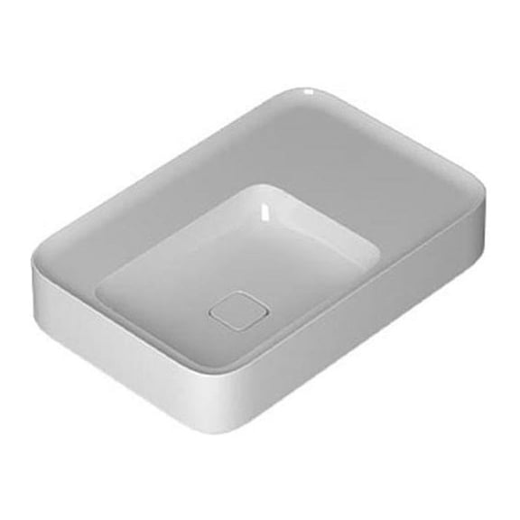 Ws Bath Collections Cameo 75.50.00 WG Cameo 29-1/2" Rectangular Ceramic Vessel / Wall