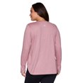 thumbnail image 2 of RBX Active Women's Plus Size Super Soft Yoga Long Sleeve Tunic Top, 2 of 5