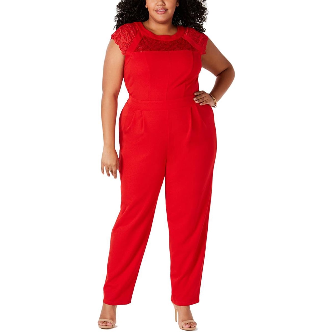 walmart red jumpsuit