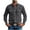 Dark Gray, variant on Men's Casual Shirts Solid Color Long Sleeve Button Down Loose Lapel Shacket Shirt Tops With 2 Flap Pocket (3XL, Navy)
