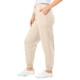 thumbnail image 3 of Woman Within Plus Size Better-Fleece Pull-On Jogger Sweatpants, 3 of 3