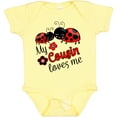 thumbnail image 3 of Inktastic My Cousin Loves Me with Cute Ladybugs Boys or Girls Baby Bodysuit, 3 of 5