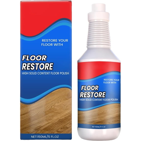 Floor Restore Cleaner & Polish, Hardwood Floor Restorer and Shine Enhancer for Tile, Laminate, Vinyl and Bamboo Floors, Multi Surface Floor Renewal Cleaner with Protective Finish