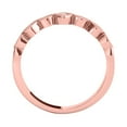 thumbnail image 3 of Mauli Jewels Engagement Rings for Women 0.24 Carat Wedding Diamond Band prong 14K Rose Gold, 3 of 6