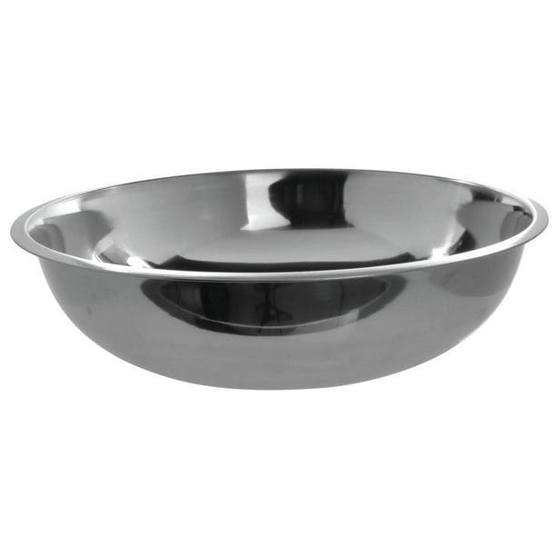 Hubert Qt 22 Gauge Stainless Steel Mixing Bowl 19 Dia X 6 1 10 D Walmart Com Walmart Com