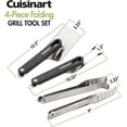thumbnail image 4 of Juego de herramientas para asar Cuisinart CGS-1000 Plegable 4 piezas Negro, 4 of 29