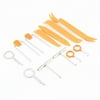 12pcs Car Radio Door Clip Panel Trim Dash Audio Removal Pry Tool Kit Plastic Tire repair tool