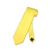 Vesuvio Napoli NeckTie Solid GOLDEN YELLOW Color Men's Neck Tie