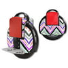 MightySkins Protective Vinyl Skin Decal for Airwheel X3 Self Balancing one wheel electric unicycle scooter wrap cover sticker Colorful Chevron