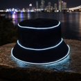 thumbnail image 6 of LED Light Up Bucket Hat Glowing Fisherman Hat Neon Party Hat For Festival Rave Concert Night Club Costume, Battery Not Included One Size, 6 of 10