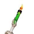 thumbnail image 2 of Candelabro Lámpara sin humo Velas electrónicas Decoración para Halloween (Verde), 2 of 6