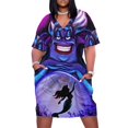 thumbnail image 1 of Úrsula, la bruja de los mares, vestido holgado con bolsillos, vestidos de noche, vestidos de verano para mujer, vestidos casuales, vestidos de cóctel, 1 of 6