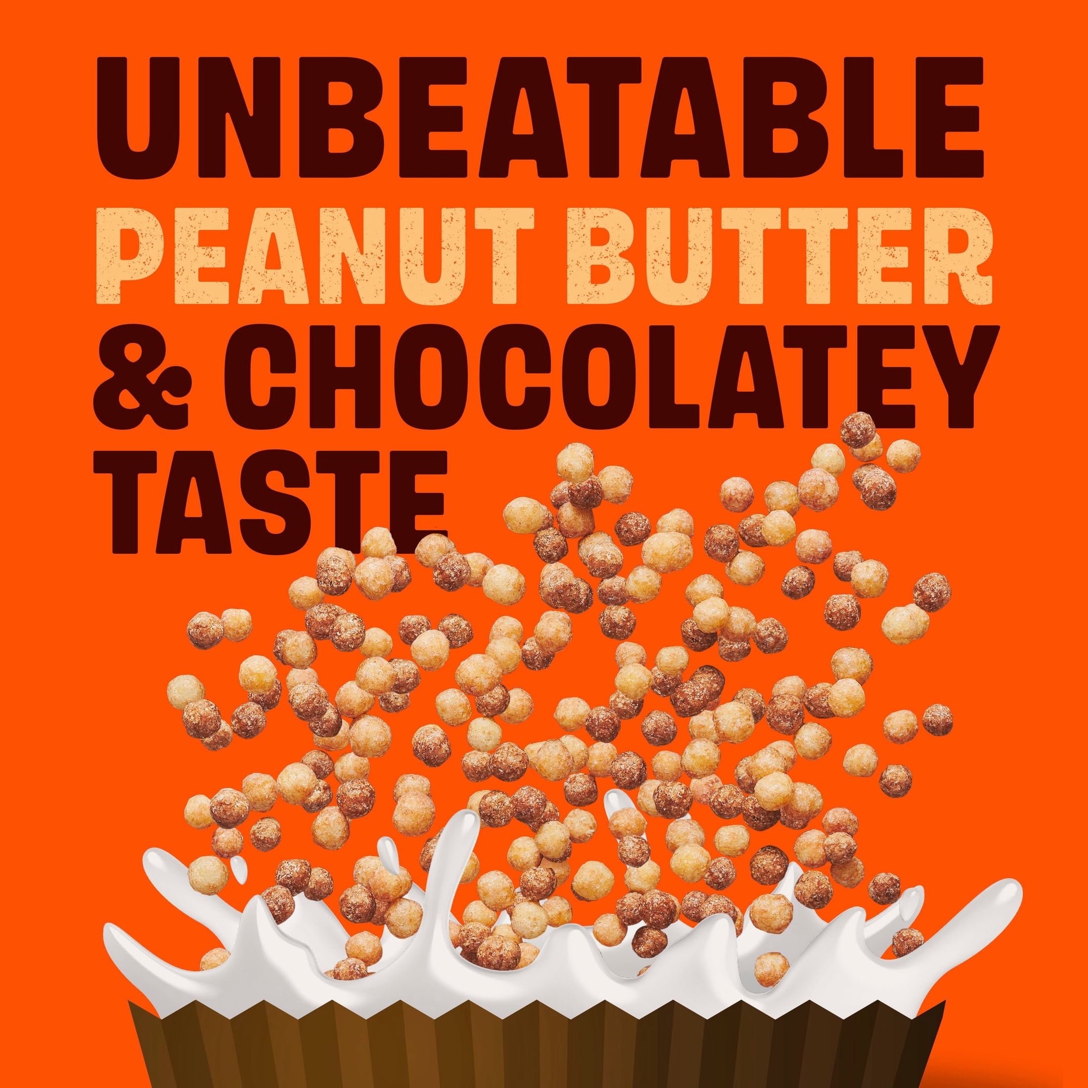 Reese's Puffs Minis, Chocolate Peanut Butter Cereal, 35 oz Bag Cereal