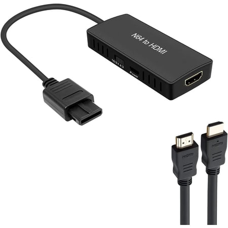 N64 to HDMI Converter Adapter Support 16:9/4:3 Conversion HDMI Link Cable for N64 /SNES/NGC/SFC(Plug and Play)