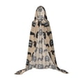 thumbnail image 7 of Honeii Dachshund Dog Woof Print Poncho Cape, Cloak Coat, Snuggly Hooded Wearable Blanket, Hooded Cape For Teenagers,Halloween Costumes-Small, 7 of 7