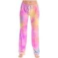 thumbnail image 3 of Sentmoon Men Pajamas Sweat Pants for Mens Unisex Fashion Printing Elastic Waist Drawstring Fallow Full Length Pants for Travel and Lightweight Packing M, 3 of 7