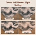 thumbnail image 7 of Design&I 6'x9' Ultra Soft Area Rug, Blush Abstract Swirl Flecked Veined Swirls Gilded Cracked Pink Flowing Dynamic None Fluffy Washable Non Shedding for Guest Room Bedroom Living Room, 7 of 7