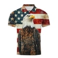 thumbnail image 4 of YTCAMLO Funny Golf Shirts for Men Summer Casual Collared American Flag Short Sleeve Graphic Tees Moisture Wicking Summer Outfits, J XXL, 4 of 5