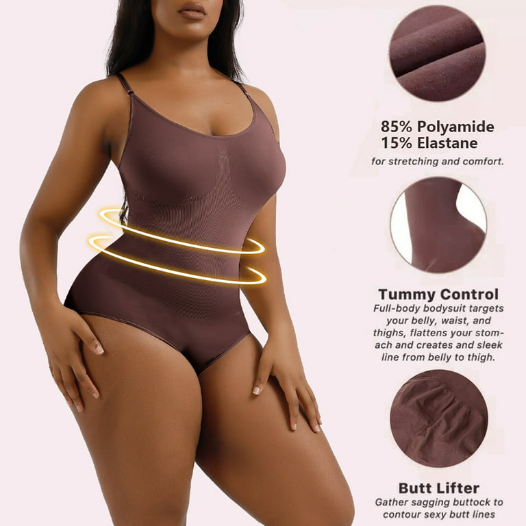 YIJIARAN Seamless Bodysuit for Women Tummy Control Shapewear