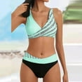 thumbnail image 2 of Sngxgn Women Swimsuit Tummy Control Bathing Suits Modest Full Coverage Swimwear(Green,M), 2 of 5