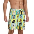 thumbnail image 2 of Cauagu arious dog breeds Print Pajama Bottoms for Men Sleep Pajama Shorts Elastic Waistband Sleep Pajama Short Men's PJ Shorts-Medium, 2 of 6