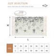 thumbnail image 2 of Grey Coastal Area Rug 3'x5',Summer Eucalyptus Leaves Beach Ocean Starfish Nautical Woven Cotton Tassels Kitchen Rugs,Non Slip Indoor Door Mat Throw Carpet for Entryway Living Room Laundry Room, 2 of 9