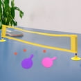 thumbnail image 3 of EeaseCA 1 Set Mini Portable Tabletop Table Tennis Pong Board Game Set Toy Rackets Net for Kids Children, 3 of 8
