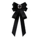 thumbnail image 3 of Broche de lazo con cuentas y lazo preatado para mujer, ideal para festividades. negro, 3 of 9