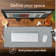 thumbnail image 2 of Logitech Desk Mat - Studio Series, Multifunctional Large Desk Pad, Extended Mouse Mat, Mid Gray, 2 of 8