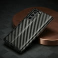 thumbnail image 4 of Carbon fiber PU leather case for Samsung S25 ultra S24 fe S23 plus S22 S21 A16 A25 A24 A14 A35 A34 A55 A54 A23 A53 A33 A15 A13 flip cover, 4 of 5