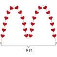 thumbnail image 6 of PRIME - 72Pcs Valentines Day Decor, Red Heart Hanging Garland Banner With Felt Hearts, 6 of 6